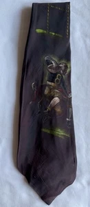 Vintage Necktie Hand Painted Football Players Wm. H. Block Co. The Master Tie 53 - Picture 1 of 8