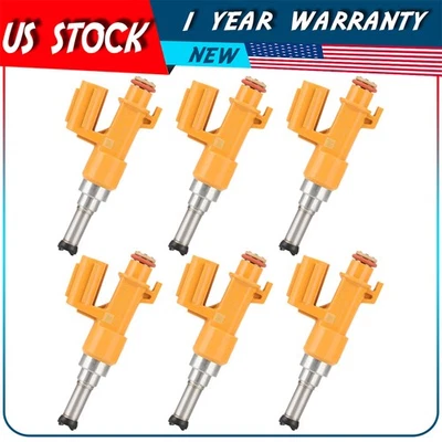 For Toyota Highlander 2017-2019 Toyota Avalon 2019 3.5L 6pcs Fuel Injectors - Image 1 of 4