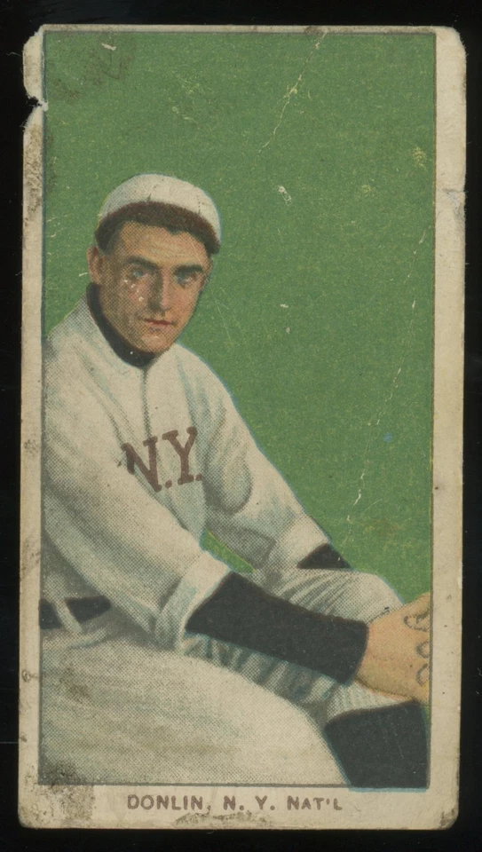 1909-11 T206 Sweet Caporal 350/25 Mike Donlin - New York Giants Foto 1 de 2