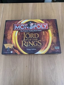 Monopoly Lord of the Rings Trilogy Edition 2003 Board Game Complete - Picture 1 of 10