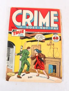 Crime Does Not Pay #45, 1946 Golden Age Comic, 1.0 Fair - Picture 1 of 7