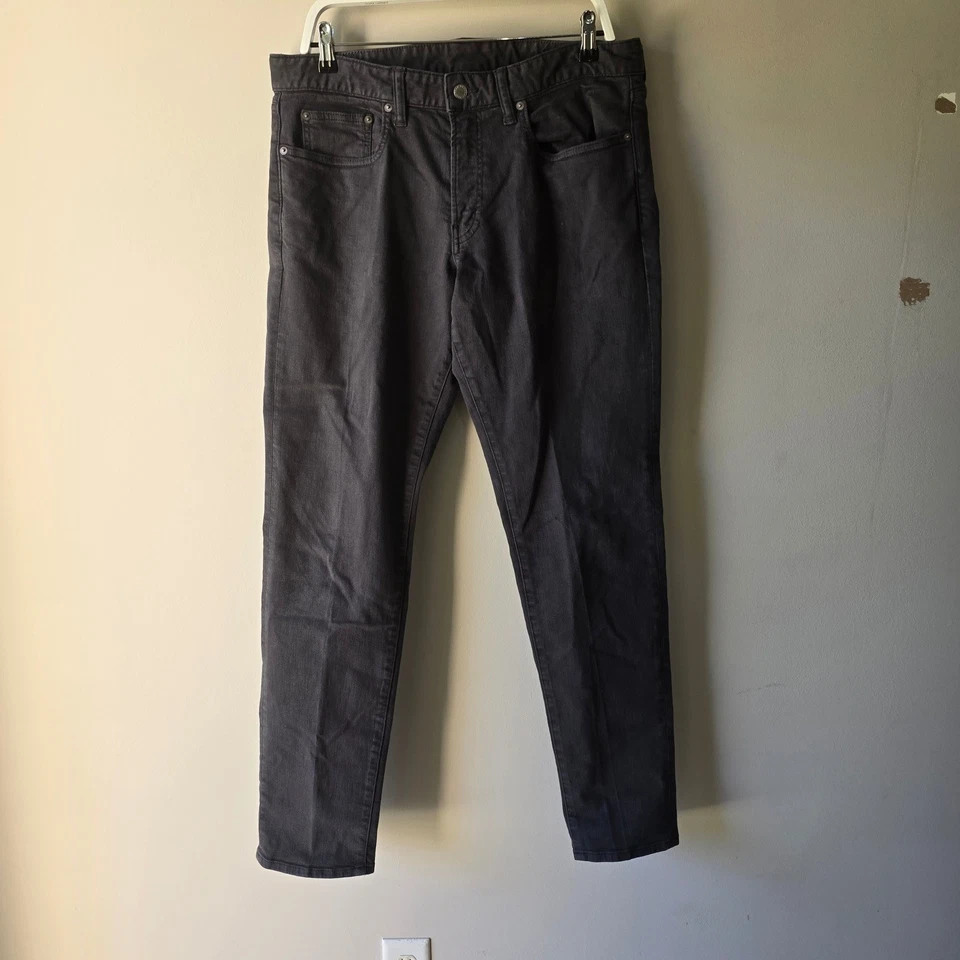 Bonobos Jeans Mens 34x34 Slim Fit Charcoal Gray Cotton Blend Casual Pants - Image 1 of 4