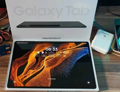 Samsung Galaxy Tab S8 Ultra 256GB 12GB Ram Wifi+5G   14,6 "  SM-X906B Wie Neu - Bild 1 von 4