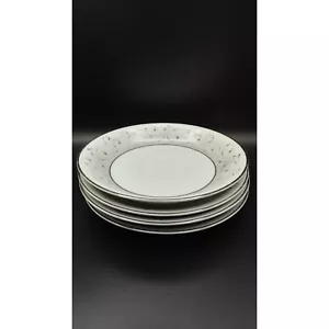 Plato Platillo Vintage Harmony Fukagawa Patrón 4504 Gris Pergaminos Reemplazos 4PC - Imagen 1 de 11