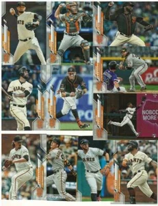 Juego de equipos Topps Ser 1 y 2 San Francisco Giants 2020 Wong Dubon Jaylin Davis radiocontrol 20 - Imagen 1 de 2