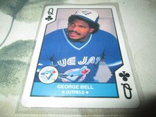1990 U.S.PLAYING CARDS/  GEORGE BELL TORONTO BLUE JAYS