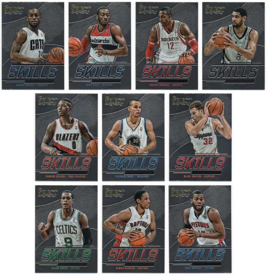 2013-14 Select Skills 30 Cards Complete Set Kobe Bryant LeBron James + - Image 1 of 3