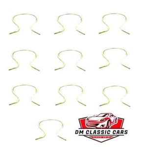 GM Pontiac Chevy Oldsmobile Buick Door Handle Window Crank Retaining Clips (8) - Foto 1 di 2