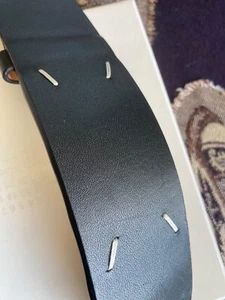 Maison Margiela 4 -stitch Black Belt in box with COA - Picture 1 of 17