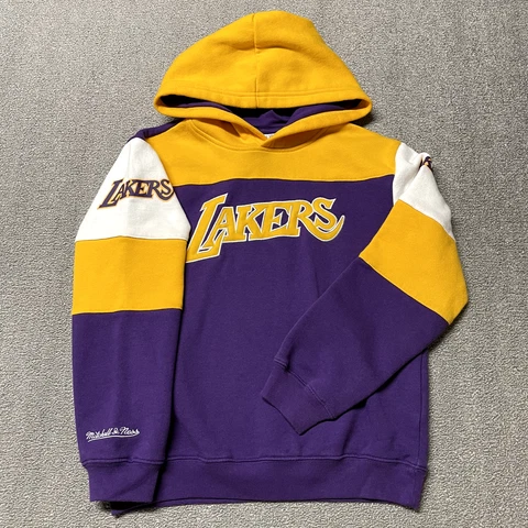 Los Angeles Lakers Sweatshirt Boys Medium Kids Youth Hood NBA Basketball Sweater Cover