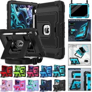 Kid Shockproof Stand Case For iPad A16 11th 10th 9th 8th 7th Gen Mini 6th Air 11 - Picture 1 of 95