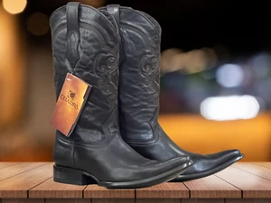 Cowboy Westernstiefel aus Rindsleder Chihuahua Toe Made by Cuadra (Y309BT) - Bild 1 von 8