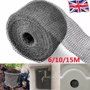 6~15M Rodent Control Steel Wool Wire Mouse/Rat Gaps Blocker Steel Wool Wire UK - Picture 1 of 23