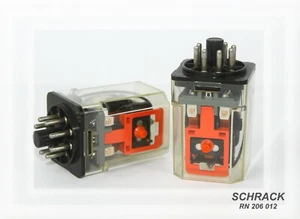 Schrack Relais Relay RN 206 012 SCHRACK Made in Austria NEW 2 pieces - Picture 1 of 10