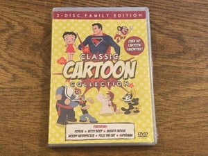 HUGE COLLECTION OF GREAT CLASSIC CARTOONS OVER 6 HOURS ON 2 DISCS BRAND NEW - Imagen 1 de 1