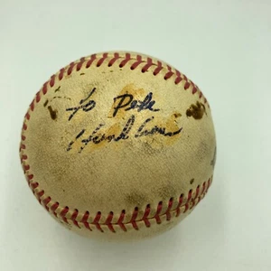1950's Hank Aaron Playing Days Signed Autographed Baseball With JSA COA - Picture 1 of 5