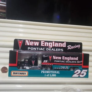Matchbox 1996 #25 JOHN SWANSON NEW ENGLAND PONTIAC DEALERS SuperStar Transportr - Picture 1 of 4