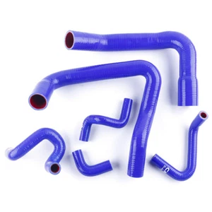 Silicone Radiator Hose Blue for 1986-1993 Ford Mustang Foxbody GT LX Cobra 5.0L - Picture 1 of 12