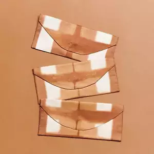 Bolsa Melo Gold Mulberry Silk Shibori hecha a mano cero residuos - Imagen 1 de 12