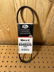 Gates Micro-V Belt 9/16' x 33 1/4" OC (14mm x 844mm OC) Part K040325 (4PK89) - Picture 1 of 2