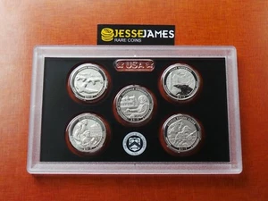 2017 S 5 COIN ENHANCED WASHINGTON ATB QUARTER SET FROM 225TH ANNIVERSARY - Picture 1 of 2