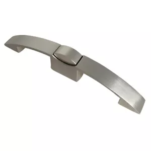 Maniglia serratura pulsante armadio 128 mm pomello porta armadio camper - Foto 1 di 4