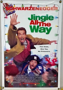 JINGLE ALL THE WAY DS ROLL ORIGINAL ONE SHEET MOVIE POSTER SCHWARZENEGGER 1996 - Bild 1 von 1