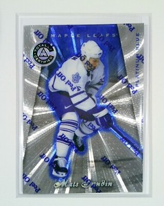 #53 Mats Sundin 1997-98 Pinnacle Totally Certified Platinum BLUE 0077/3099