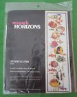 VINTAGE MONARCH HORIZONS COUNTED CROSS STITCH KIT: TROPICAL FISH - 1987