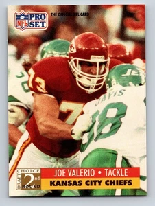 1991 Pro Set - Joe Valerio #779 (RC) Kansas City Chiefs - Picture 1 of 2
