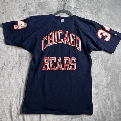 Camiseta De Colección Chicago Bears Walter Payton Camiseta Camiseta Mediana Campeón Años 80’s EE. UU. Foto 1 de 4