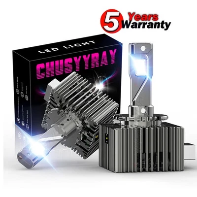 Pair For 2007-2014 Cadillac Escalade ESV EXT D1S LED Headlight Bulbs 6000K White - Image 1 of 4