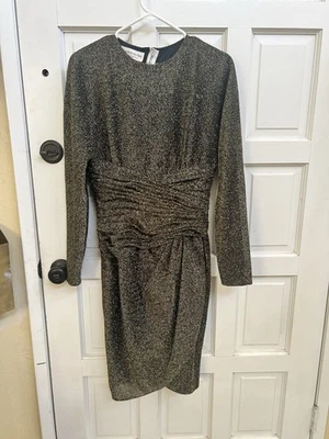 Vintage Morton Myles The Warrens Glitter Gold Party Dress Saks 80’s 90’s Retro - Image 1 of 4