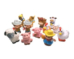 Fisher Price Little People Farmers Animals Chicken Cow Horse Pig Sheep 90s 2000s - Picture 1 of 18
