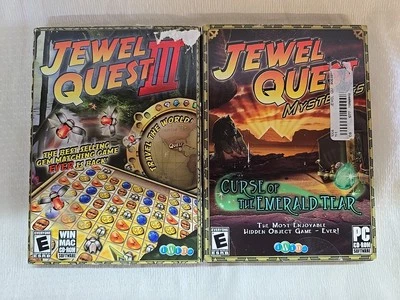 Set Of 2 Used PC Games Jewel Quest Mysteries And Jewel Quest 3 (2008)  - Image 1 of 4