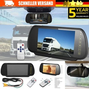 7 Zoll LCD MONITOR INNENSPIEGEL RÜCKSPIEGEL Auto KFZ für Rückfahrkamera 2025 - Bild 1 von 14
