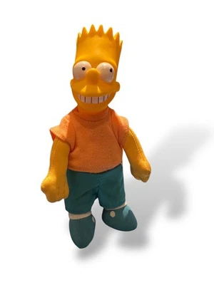 Vintage 1990 BART SIMPSON 9" Plush Plastic Doll 20th Century Matt Groening Fox - Image 1 of 4