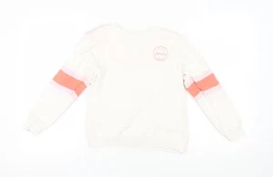 Joules Girls Ivory Pullover Sweatshirt, Size 9 Years - Picture 1 of 12