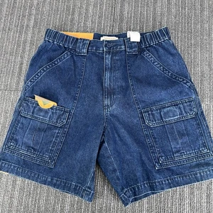 NWT Savane Hiking Shorts Denim Men’s Size 32 - Picture 1 of 7
