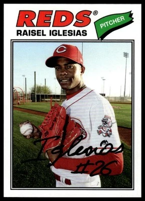 2018 Topps Archives Raisel Iglesias #116 - Image 1 of 2