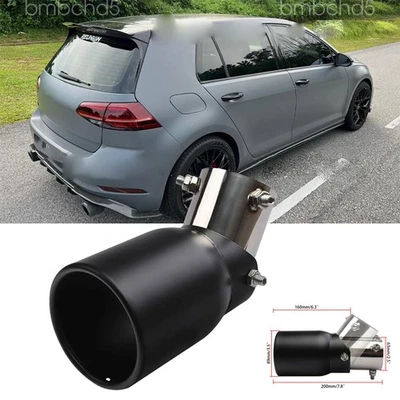1PC For VW Volkswagen GOLF MK7 GTI Car Exhaust Pipe Tip Rear Tail Throat Muffler Foto 1 de 4