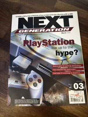 NEXT Generation Magazine Mar 1995 Vol 1 Issue 3 Playstation Hype - Image 1 of 4