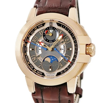 Calendario Perpetuo Harry Winston Ocean Bi-Retrógrado OCEAPC42RR001 TO235170 Foto 1 de 4