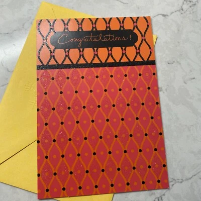 Hallmark Congratulations Greeting Card Celebration Festive Design with Envelope - Image 1 of 4