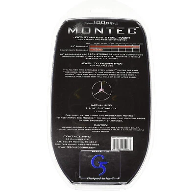 G5 Exterior Montec 100% Acero Cabezas Anchas Fijas Rosa Hecho en EE. UU. - 3/Paquete Foto 1 de 2