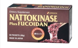 Umeken Nattokinase mit Fucoidan sauberes Blut & Gefäß Japan neu authentisch   - Bild 1 von 3