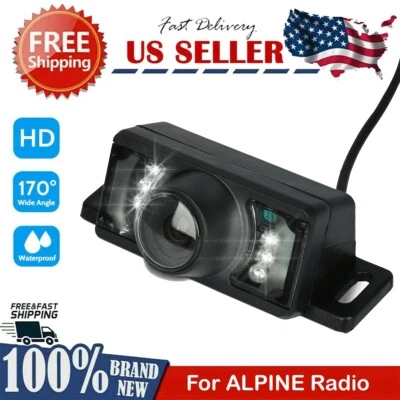 New Rearview Mount Backup Camera Universal for ALPINE Car Radio - Image 1 of 4