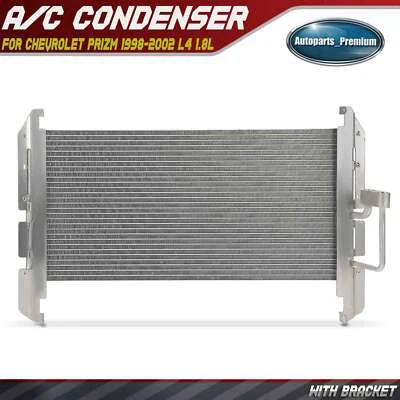 Condensador AC com suporte para Chevrolet Prizm 1998 1999 2000 2001 2002 L4 1.8L - Imagem 1 de 4