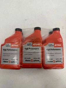 STIHL OIL MIX 5 GALLON 50:1 HIGH PERFORMANCE (6-PACK) 2-CYCLE FAST SHIP-14554 - Picture 1 of 2