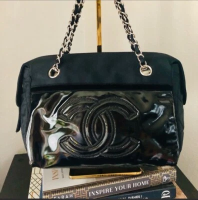 CHANEL CC Cambon 2009 with rare Silver harware - Image 1 of 4